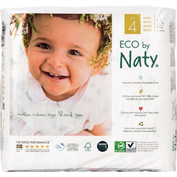Naty, Eco Windeln, Gr. 4 (7-18 kg)