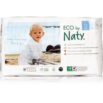 Naty, Eco Windeln, Gr. 2 (3-6 kg)