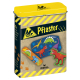 Dino, 20 Pflaster mit Muster in der Metall Box