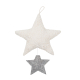 Efie, Spieluhr, Stern mit Sternchen, ca. 25 cm