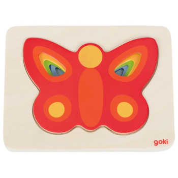 Goki, Schichtenpuzzle, Schmetterling