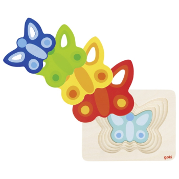 Goki, Schichtenpuzzle, Schmetterling