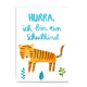 Frau Ottilie, Postkarte, *Schulkind* Tiger