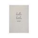 ava&yves, Postkarte "Hello Little One", puderblau
