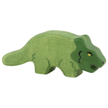 Holztiger, Dinosaurier Protoceratops, grün