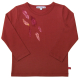 Enfant Terrible, langarm Shirt, Federstickerei, rost Gr. 86/92