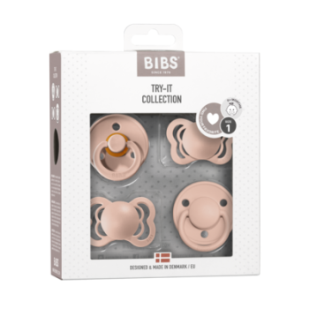 Bibs, Schnuller, 4er Pack Try-it Collection, blush