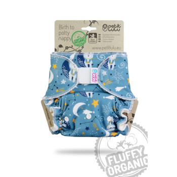 Waterproof Made in Europe Petit Lulu Changing Mat Blue Reusable & Washable Baby Elephants 50 x 70 cm