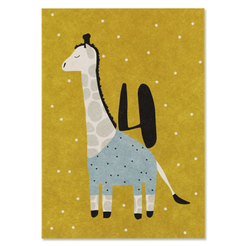 ava&yves, Postkarte Giraffe „4“