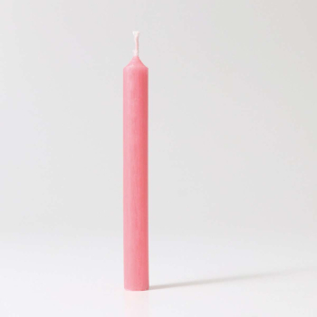 Grimms, Geburtstags-Kerzen, versch. Farben rosa, 10% Bienenwachs