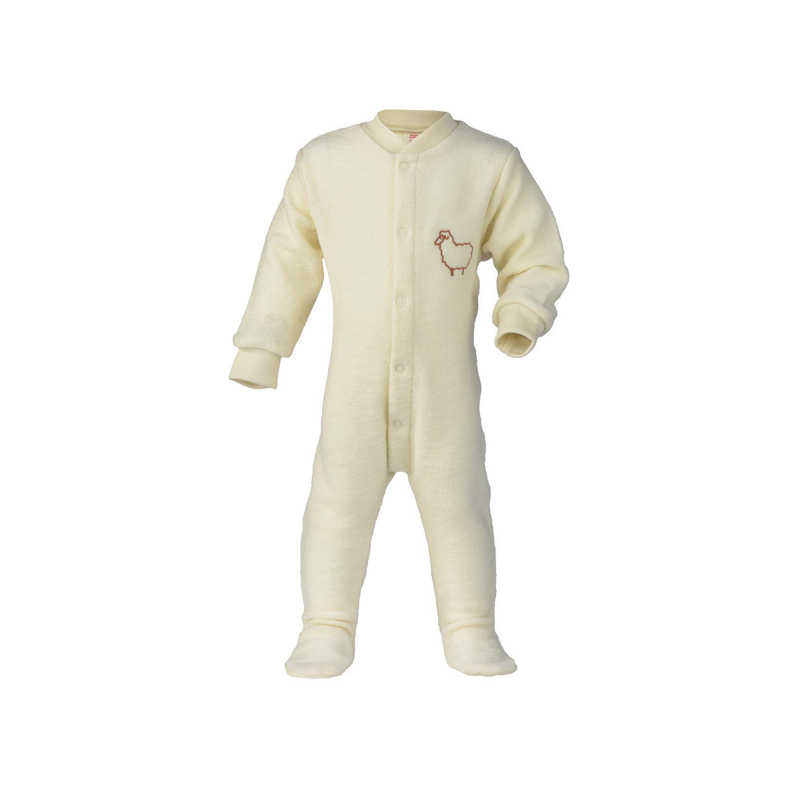 Engel Baby-Schlafanzug ohne Fuß Frottee Bio-Schurwolle 